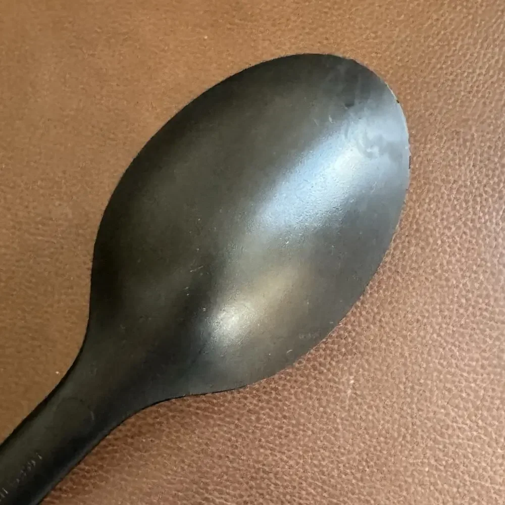 Comfort Grip Black Nylon Solid Serving Spoon Heat Resistant To 450 Degrees